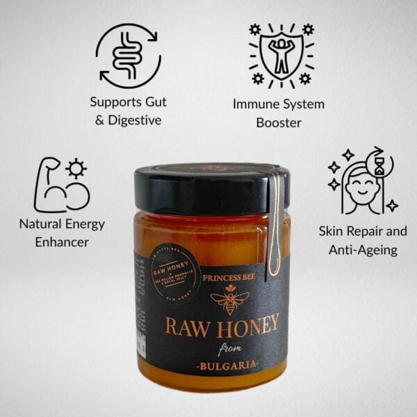 Raw Honey with Propolis, Bee Pollen and Royal Jelly - Image 2