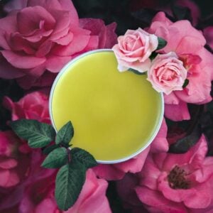 Rose Balm for lips and face by Princess Bee Honey Co