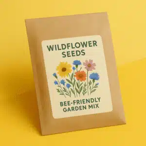 Packet of wildflower seeds 50g for pollinator-friendly gardens