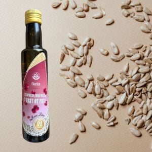 Sunflower Cold-Pressed Oil with Rose Petals